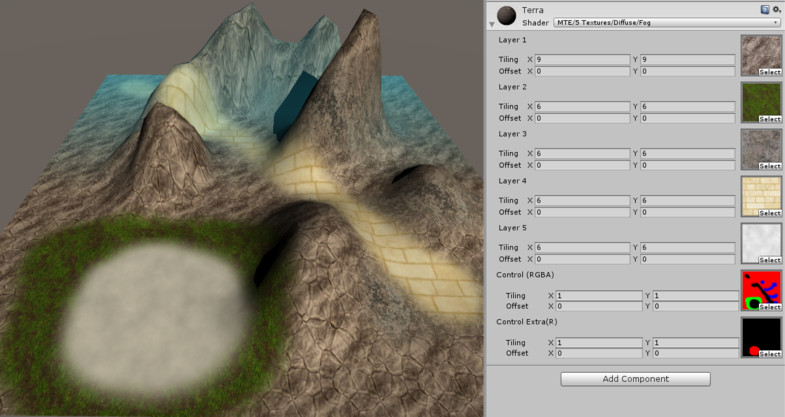 九艺圆明美术外包Unity地形编辑