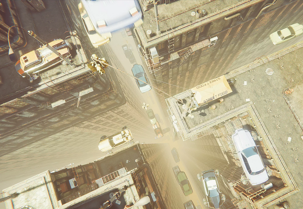 Unity3d科幻类关卡模型赛博朋克高城资源下载