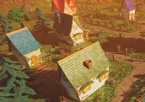 Unity3d:绿林奇幻村（模块化）Greenwood Fantasy Villa