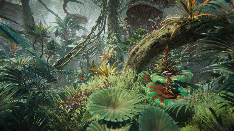 unity3d场景资源包异域奇幻森林alien fantasy forest