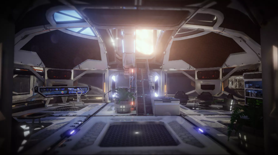 unity3d科幻太空基地scifispacebase