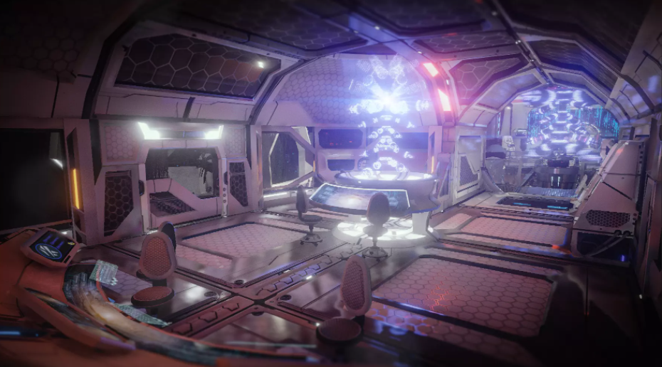 unity3d科幻太空基地scifispacebase