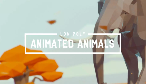Unity3d低面多边形动画动物Low Poly Animated Animals