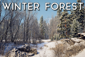 Unity3d冬季森林环境模型下载Winter Forest Environmen