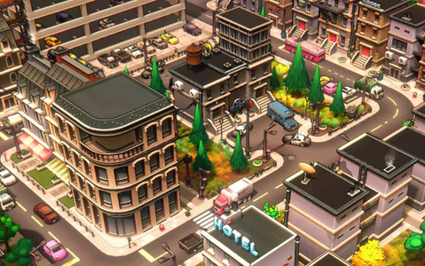 Unity3d:色调城市 Toon City