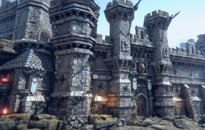 Unity3d:详细介绍-中世纪城堡 Medieval Castle
